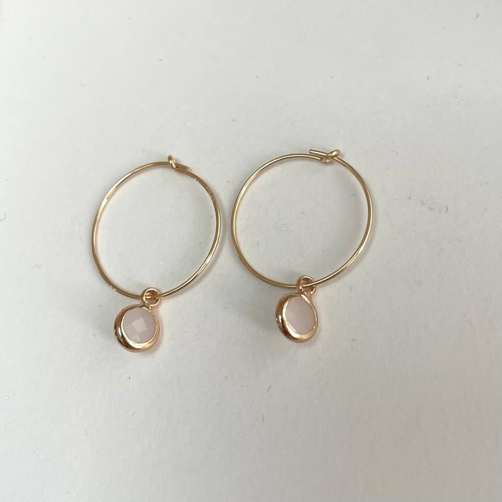 'Blossom' drop charm earrings