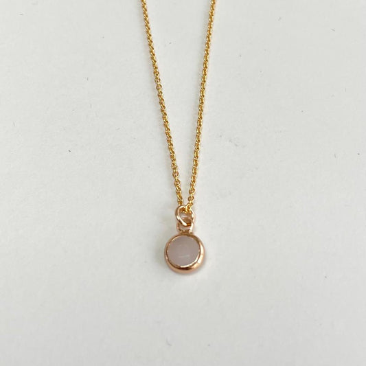 'Blossom' drop charm necklace