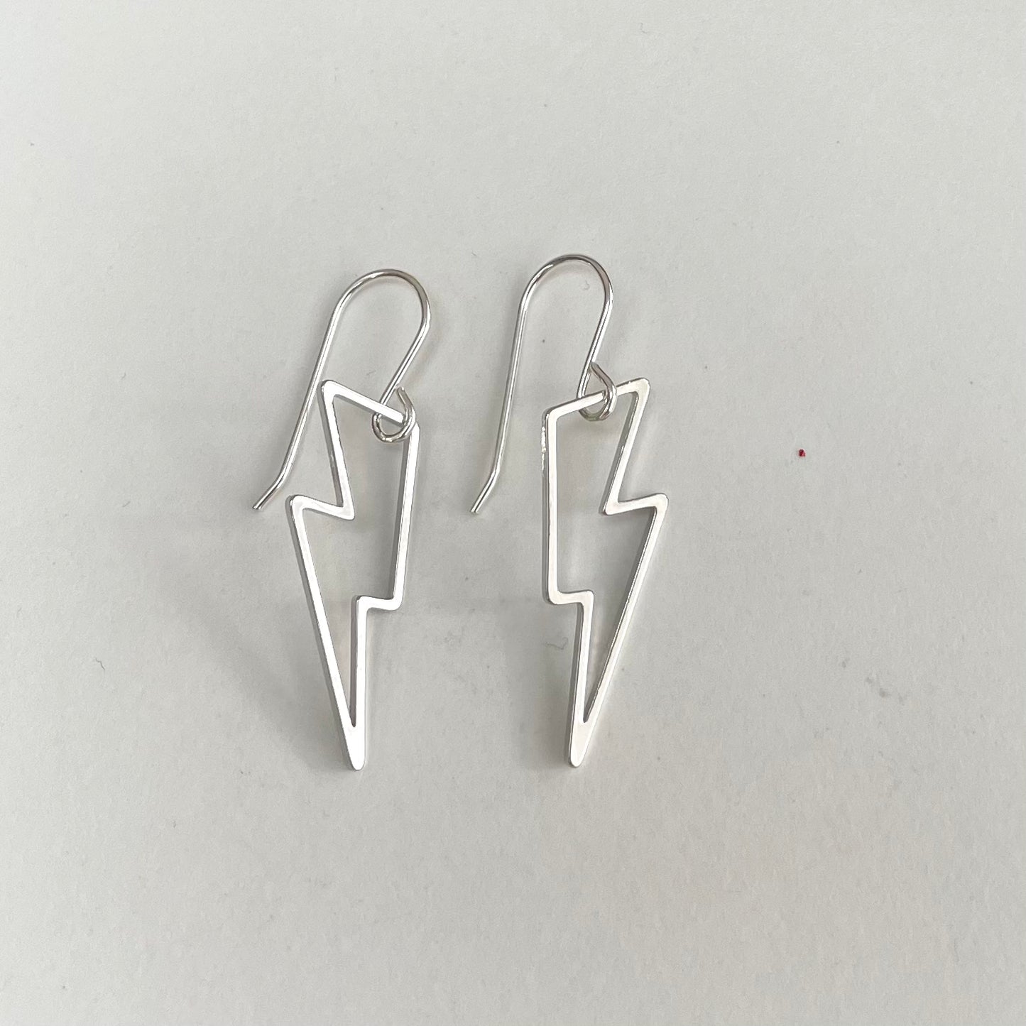 'Athena' Silver Bolt Earrings