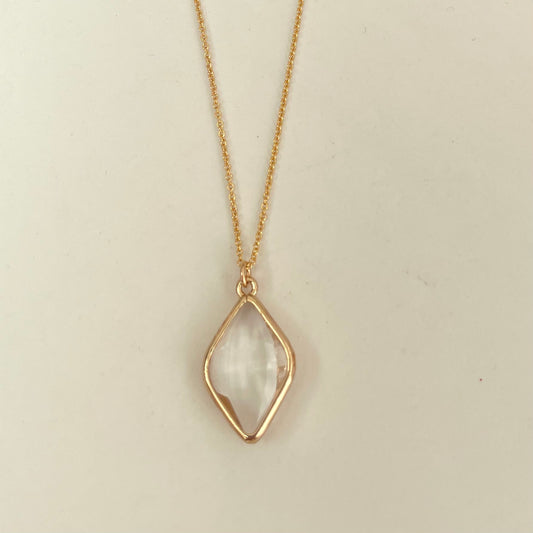 'Wren' Diamond shaped Necklace