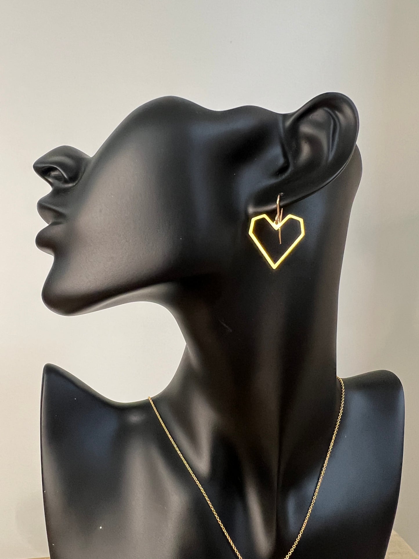 'Hope' Heart Earrings
