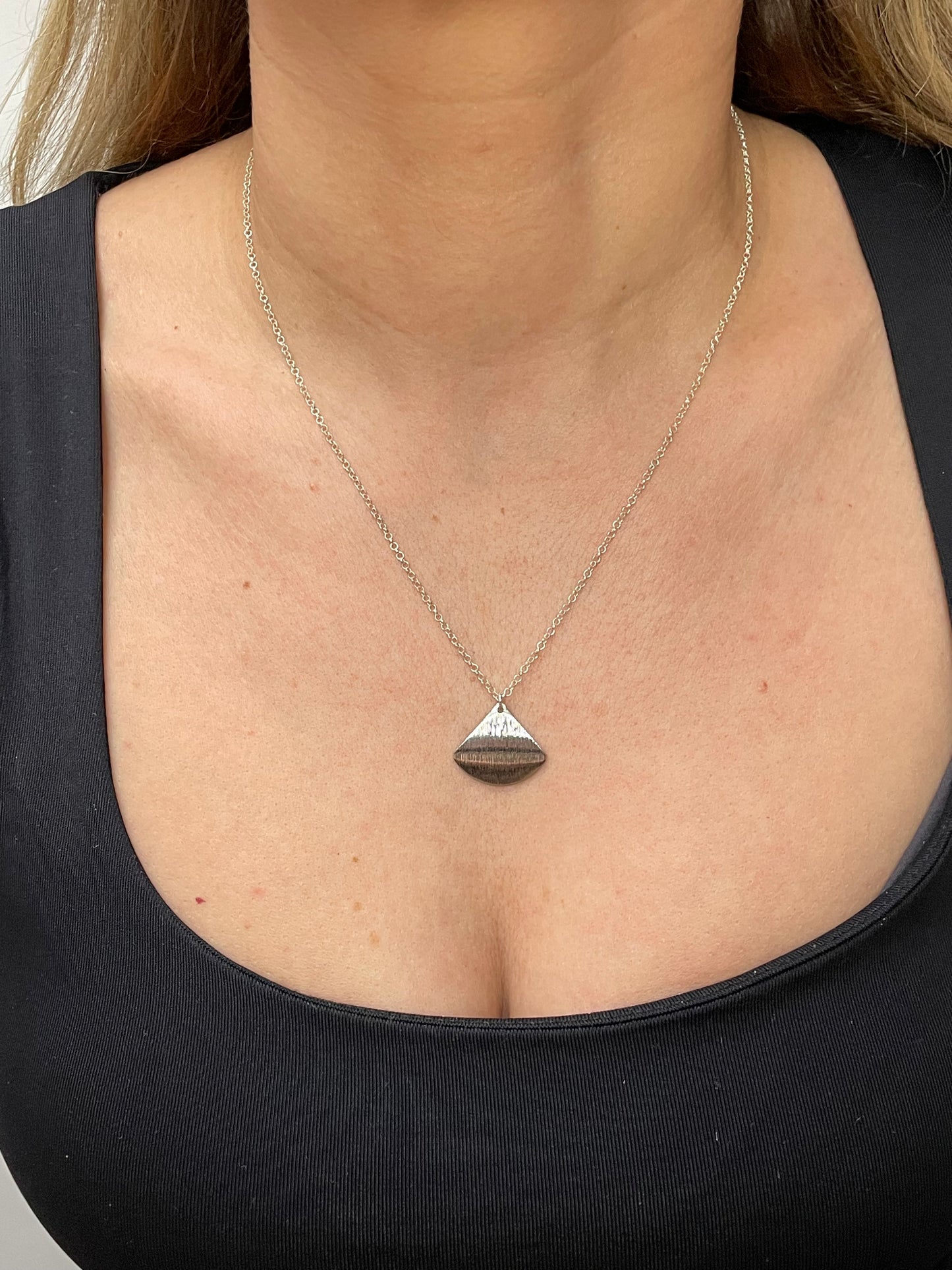 'Faith' teardrop necklace